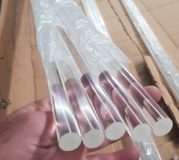 Круглые акриловые стержни прозрачные 15ø длина 2000 мм